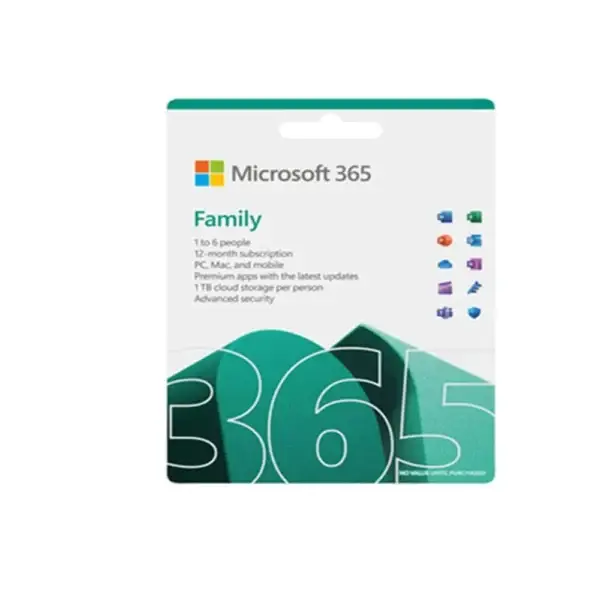 Phần Mềm Microsoft 365 Family Subscr Pk Lic 1Yr Online Apac Em Esd (Ep2-36890)