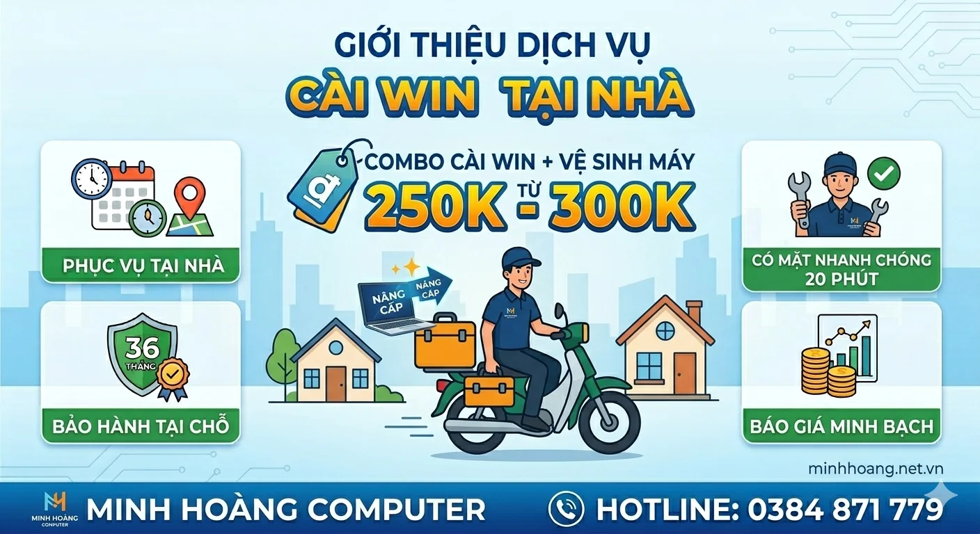 Cài win tại nhà Thủ Đức